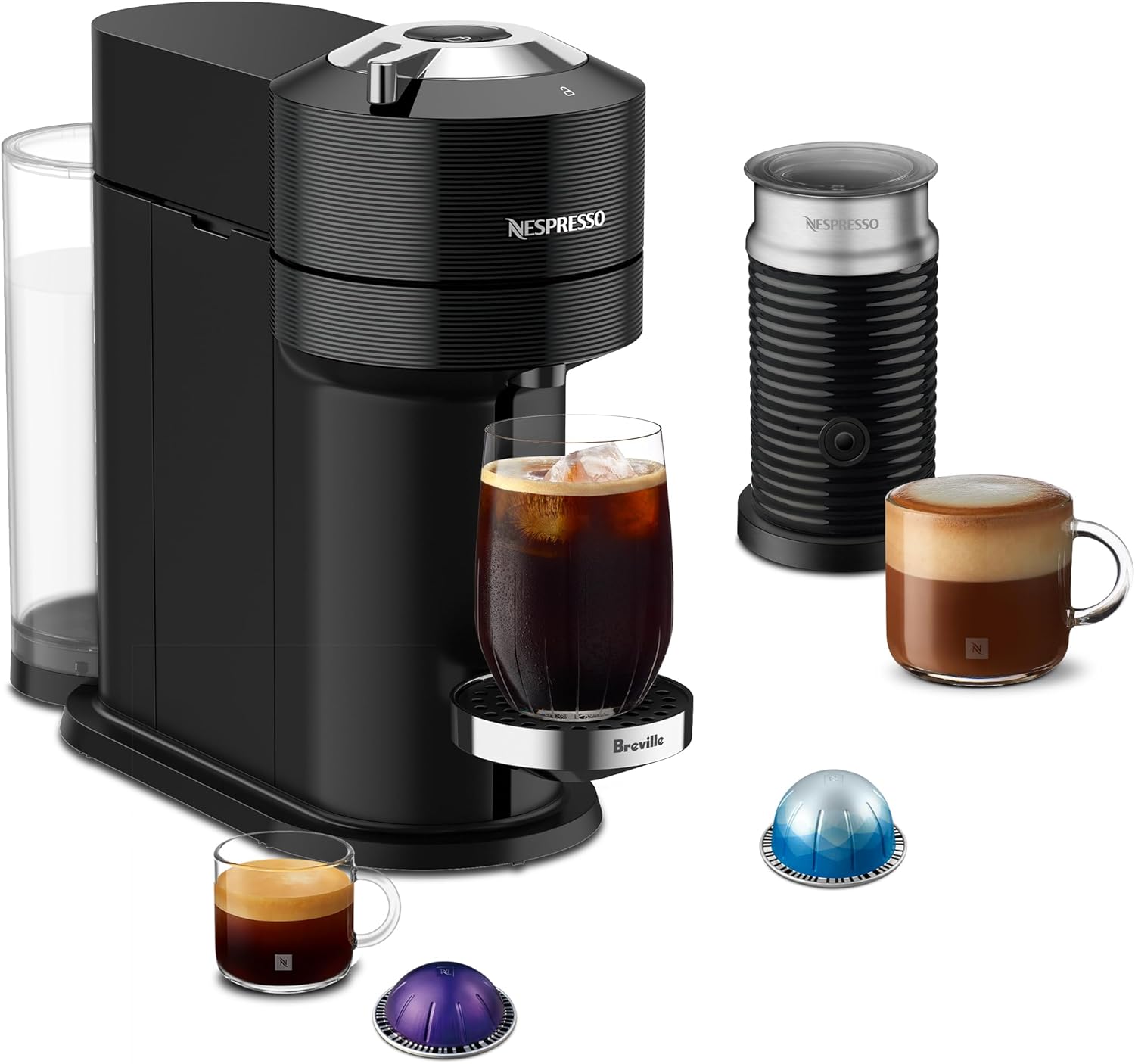 Nespresso Vertuo Next Premium Coffee And Espresso Maker With Aeroccino Milk Frother For $119.95 Shipped From Amazon